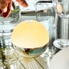 Alba Light Ball batterilampe / bordlampe, krom (1 stk.)