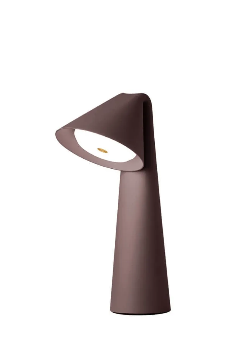 Ami Portable batterilampe / bordlampe, chocolate clay