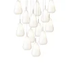 Anoli 13 pendel, nordic guld/opal