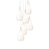 Anoli 6 pendel, nordic guld/opal