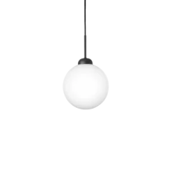 Apiales 1 Large pendel, satin sort/opal