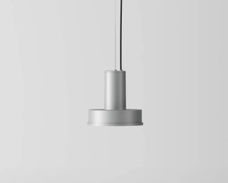 ARNE "S" DOMUS pendel, Aluminium grå (RAL9006)