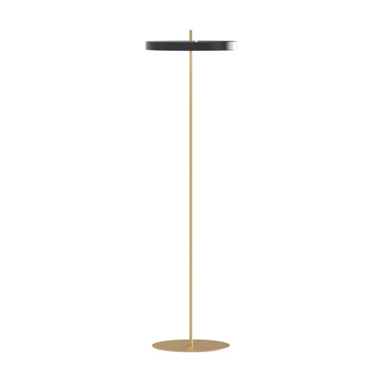 Asteria gulvlampe, antrasit/messing