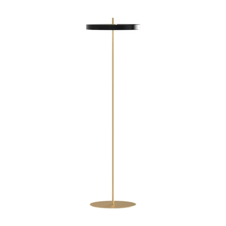 Asteria gulvlampe, sort/messing