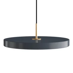 Asteria medium pendel, antrasit/messing