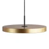 Asteria medium pendel, messing/sort