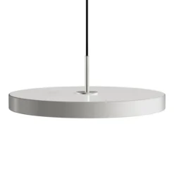 Asteria medium pendel, mist grå/stål