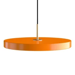Asteria medium pendel, orange/messing