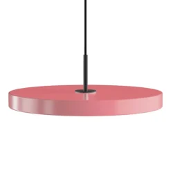 Asteria medium pendel, rose/sort