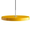 Asteria medium pendel, saffron gul/stål
