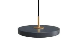 Asteria micro pendel, antrasit/messing