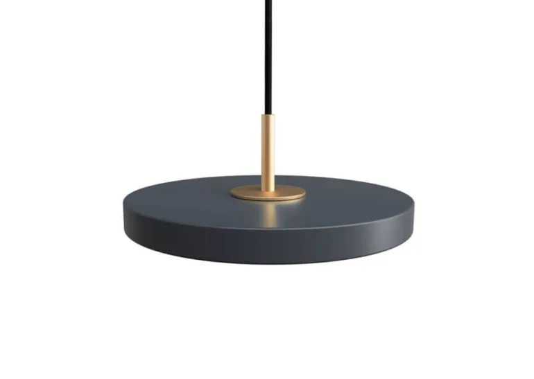 Asteria micro pendel, antrasit/messing