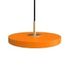 Asteria micro pendel, orange/messing