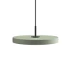 Asteria mini pendel, olive grøn/sort
