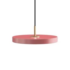 Asteria mini pendel, rose/messing