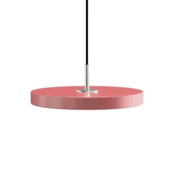 Asteria mini pendel, rose/stål