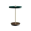 Asteria Move batteri-/bordlampe, forest grøn/messing