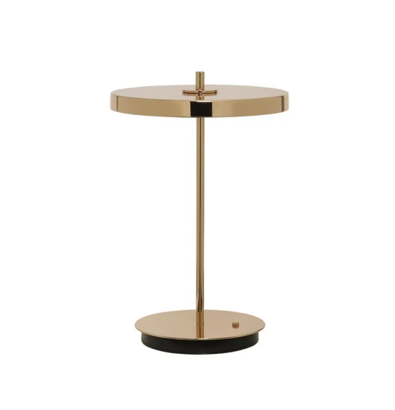 Asteria Move Monochrome batteri-/bordlampe, messing