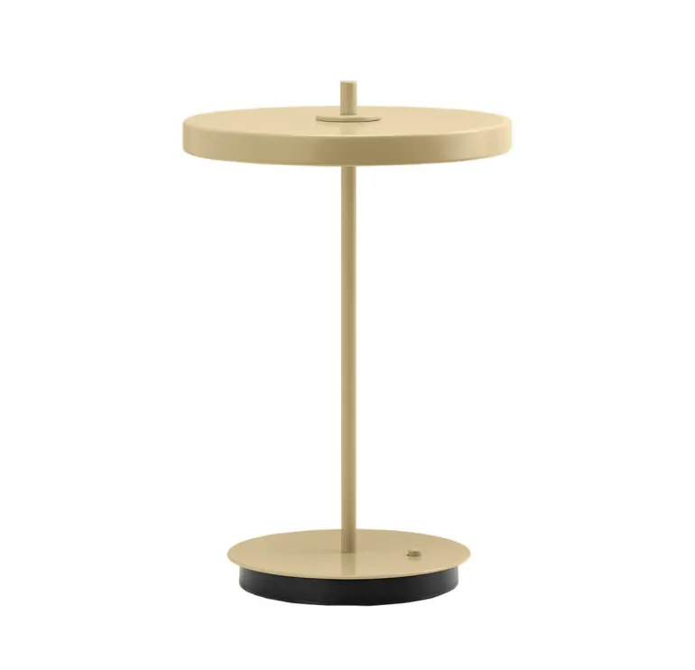 Asteria Move Monochrome batteri-/bordlampe, butter gul