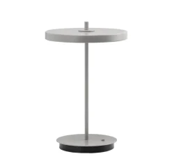 Asteria Move Monochrome batteri-/bordlampe, mist grå