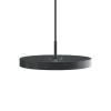 Asteria Plus mini pendel, antrasit/sort