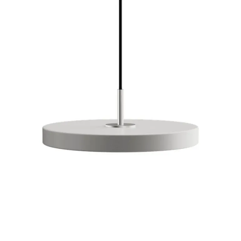 Asteria Plus mini pendel, mist grå/stål