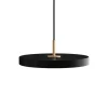 Asteria Plus mini pendel, sort/messing