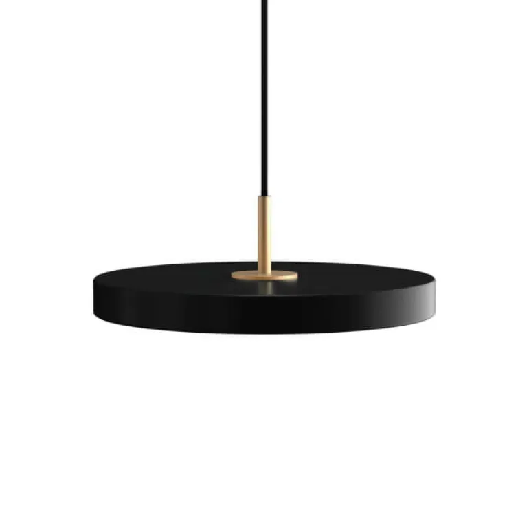 Asteria Plus mini pendel, sort/messing