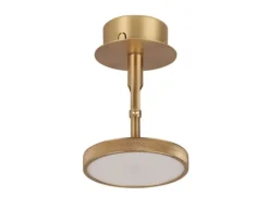 Asteria Spot væglampe / loftlampe, messing