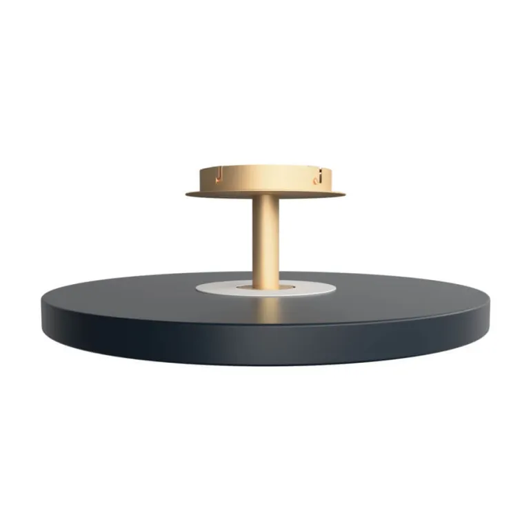 Asteria Up large loftlampe, antrasit/messing