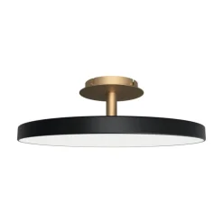 Asteria Up large loftlampe, sort/messing