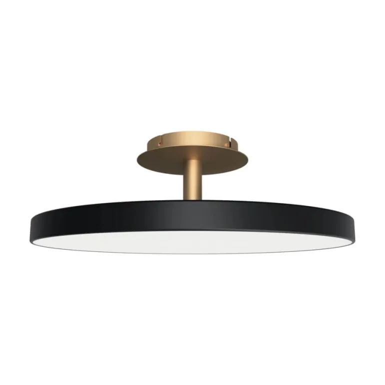 Asteria Up large loftlampe, sort/messing