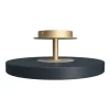 Asteria Up medium loftlampe, antrasit/messing
