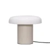 Ateliers bordlampe, sand/hvid