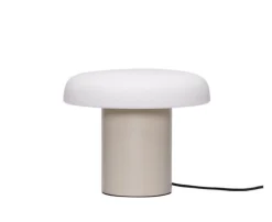 Ateliers bordlampe, sand/hvid