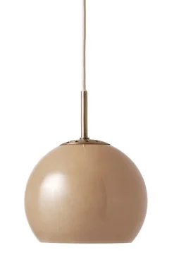 Ball Glass pendel Ø25, cappuccino