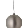 Ball pendel Ø18, børstet satin