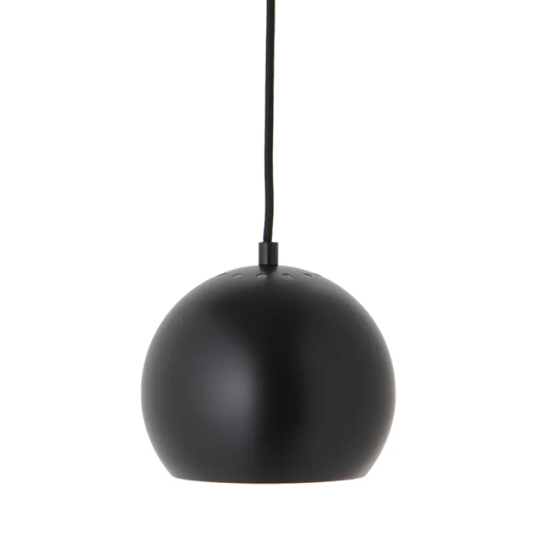 Ball Pendel Ø18, mat sort