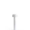 Bellhop Bollard H380 udendørs gulvlampe, hvid