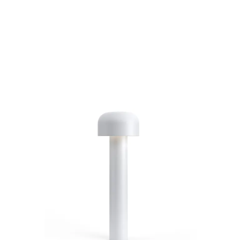 Bellhop Bollard H380 udendørs gulvlampe, hvid