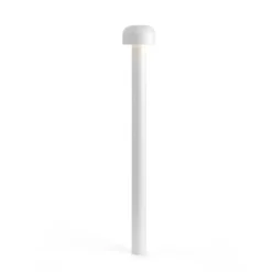 Bellhop Bollard H850 udendørs gulvlampe, hvid