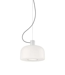 Bellhop Glas S1 pendel, hvid
