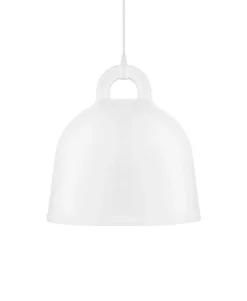 Bell pendel - Medium, Hvid
