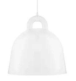 Bell pendel - Stor, Hvid