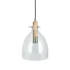 Bistro D25 pendel, klar/eg/messing