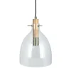 Bistro D30 pendel, klar/eg/messing