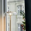 Blossi bordlampe, nordic guld/klar