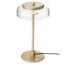 Blossi bordlampe small, nordic guld/klar