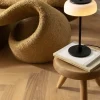 Blossi bordlampe small, sort/opal