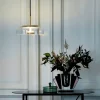 Blossi 1 pendel, nordic guld/klar